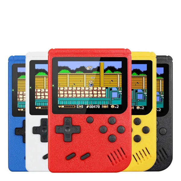 Handheld Games Console Portable Mini Retro Game Console with 500 Classical FC Games Support for Connecting TV Two Players, 3 Inches Screen 1020mAh Rechargeable Battery, Gift for Kids Adult